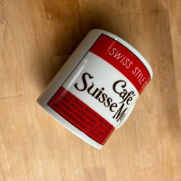 Vintage 1970s International Cafe Vienna Coffee Suisse Mocha Coffee Recipe Mug - Picture 5 of 8